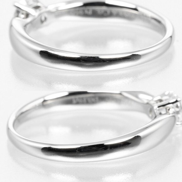 TIFFANY Silver Diamond Ring - Picture 5 of 10